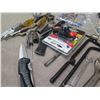Image 8 : Multiple Hand Tools: Wrenches, Screwdrivers, Pliers, etc w/ Ryobi P271 Drill in Case