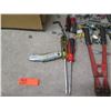 Image 4 : Multiple Hand Tools: Wrenches, Screwdrivers, Bolt Cutters, etc & Box Black Rope