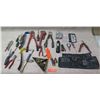Image 1 : Multiple Hand Tools: Bolt Cutters, Pry Bar, Pliers, Bit Sets, Pipe Wrench, Drivers, etc