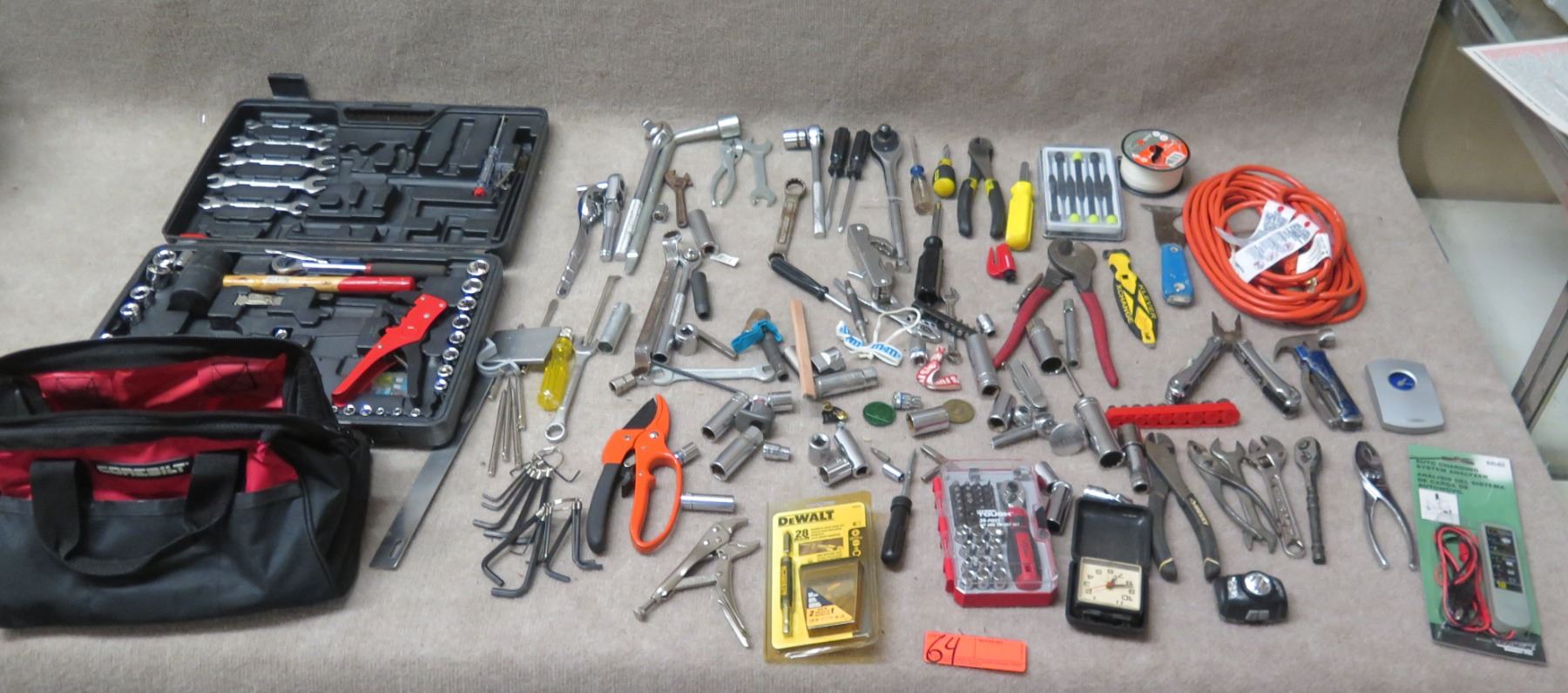 Multiple Hand Tools Multiple Hand Tools: Wrenches, Pliers, Ratchets & Sockets, Extension ...