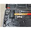 Image 10 : Multiple Hand Tools:  Wrenches, Pliers, Ratchets & Sockets, Extension Cord, etc in Case