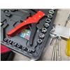 Image 8 : Multiple Hand Tools:  Wrenches, Pliers, Ratchets & Sockets, Extension Cord, etc in Case
