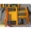 Image 12 : Multiple Hand Tools:  Drivers, Pliers, Ratchets & Sockets, Saw Blades, Bits, etc in Case