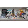 Image 1 : Multiple Hand Tools:  Drivers, Pliers, Ratchets & Sockets, Saw Blades, Bits, etc in Case