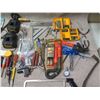 Image 2 : Multiple Hand Tools:  Drivers, Pliers, Ratchets & Sockets, Saw Blades, Bits, etc in Case