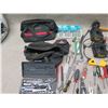 Image 4 : Multiple Hand Tools:  Drivers, Pliers, Ratchets & Sockets, Saw Blades, Bits, etc in Case
