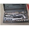 Image 5 : Multiple Hand Tools:  Drivers, Pliers, Ratchets & Sockets, Saw Blades, Bits, etc in Case