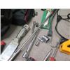 Image 8 : Multiple Hand Tools:  Drivers, Pliers, Ratchets & Sockets, Saw Blades, Bits, etc in Case