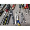 Image 9 : Multiple Hand Tools:  Drivers, Pliers, Ratchets & Sockets, Saw Blades, Bits, etc in Case