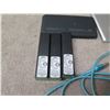 Image 10 : Multiple Office Essentials: Calculator, Surge Protector, Earbuds, Uniden Batteries, Cords, etc