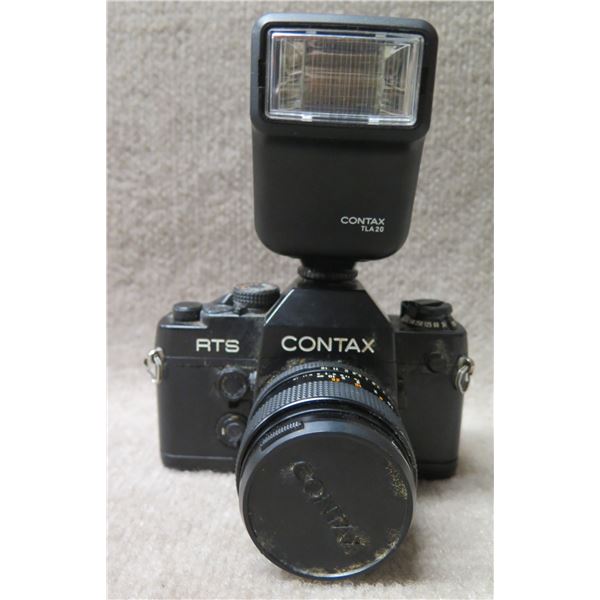 Contax RTS Camera w/ Zoom Lens & TLA 20 Flash