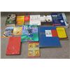 Image 1 : Multiple Books: Dictionary, Heart Thoughts, GED Test, La Belle France, etc