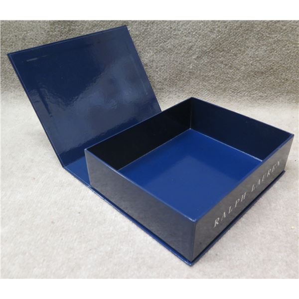 Qty 24 Blue Ralph Lauren Boxes 9"x8"x3"H (empty)