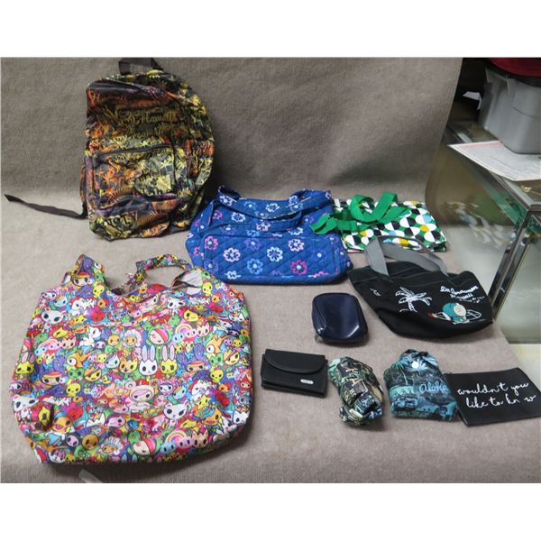 Multiple Bags & Backpack: Hawaii Motif, Abus, Island Crew, etc