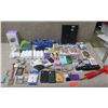 Image 1 : Multiple Costume Jewelry, Fans, Phone Cases, Sanitizer Bag, Scotch Scour Pads, etc