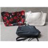 Image 1 : Qty 3 Victoria Secret Bags: White, Floral & Backpack