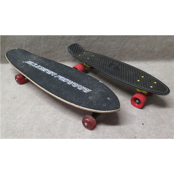 Qty 2 Skateboards: Scuderia Ferrari FBW23 & Penny