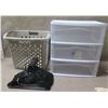 Image 1 : Brightroom 3 Drawer Cart, Room Essentials Hamper & Misc Hangers