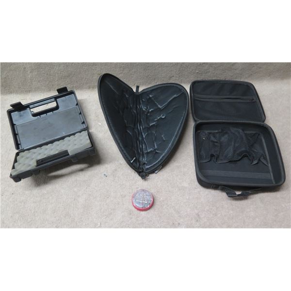 Qty 3 Cases: Footed Canvas Laptop Bag, Uncle Mike's & Taurus Padded Case