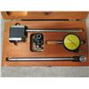 Image 2 : L.S. Starrett Co. 25-181 Dial Indicator Calibrated w/ 657 Indicator Holder in Case