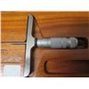 Image 2 : Brown & Sharpe Micrometer Depth Gage w/ Instructions in Case