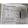 Image 8 : Brown & Sharpe Micrometer Depth Gage w/ Instructions in Case