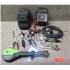 Image 1 : Welding Helmet, Stinger Stapler, Dremel 7760 Rotary Tool, Lights, Misc Hand Tools, etc