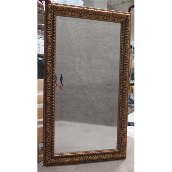 Decorative Framed Hanging Wall Mirror 15"x27"