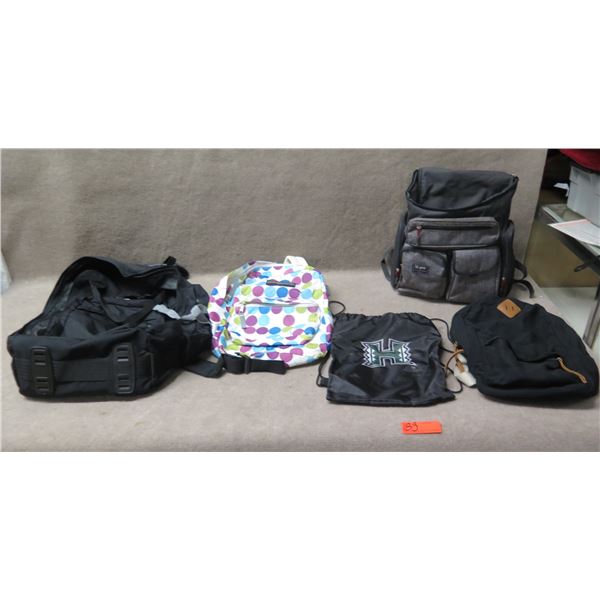 Multiple Backpacks & Bags: UH, BB Gear, Jansport, etc