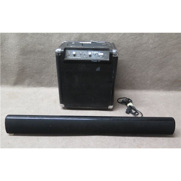 ION Block Rocker Bluetooth Sound System & iLive 37" HD Sound Bar