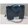 Image 2 : Celine Blue Handbag w/ Metal Strap & COA