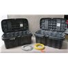 Image 1 : Qty 2 Greene Horizon Power Packer Multi-Purpose Storage/Tool Boxes
