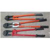 Image 1 : Qty 3 Bolt Cutters: Unbranded 600mm 24"