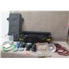 Image 1 : Multiple Reels Cables, Organizer Box of Hardware, Light, etc in Plano Storage Trunk