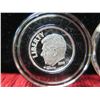 Image 2 : Qty 3 Coins in Casings: Liberty .999 Pure Silver - 2 @ 2006 & 2004
