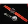 Image 1 : Qty 2 Watches: Seiko Solar Chronograph & Water Resistant w/ Red Strap