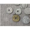 Image 3 : Qty 9 Coins: Indian Head, Yen, etc (3 mounted to pendants)