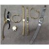 Image 1 : Qty 8 Watches: 6 w/ Metal Strap, 1 Black Strap, 1 Watch Face Only