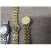Image 2 : Qty 3 Analog Watches w/ Metal Straps