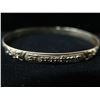 Image 2 : Hawaiian White Gold 14K 'Kuuipo' Bangle Bracelet 13.62g (68mm x 55mm)