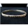 Image 2 : Hawaiian White Gold 14K 'Kuuipo' Bangle Bracelet 15.74g (67mm x 56mm)