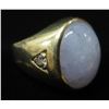 Image 1 : Gold 14K White Stone Ring w/ Clear Accents 11.09g Size 11