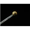 Image 3 : Pair Gold 14K Stud Pierced Earrings 0.65g