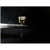 Image 3 : Pair Gold 14K w/ Diamond Stud Pierced Earrings 0.67g