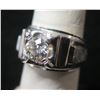 Image 1 : White Gold 10K Ring w/ Diamond Accent 7.78g Size 6.5