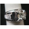 Image 2 : White Gold 10K Ring w/ Diamond Accent 7.78g Size 6.5