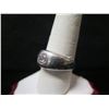 Image 2 : White Gold 10K Ring w/ Clear Stone Accent 7.06g Size 8.5
