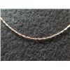 Image 2 : Gold 14K Rope Chain Necklace Made in Italy 1.39g