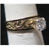Image 1 : Hawaiian Gold 14K Ring w/ Diamond & Enamel 2.17g Size 6.5
