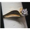 Image 1 : Gold 8K Ring w/ Diamond Accent 1.46g Size 7.25